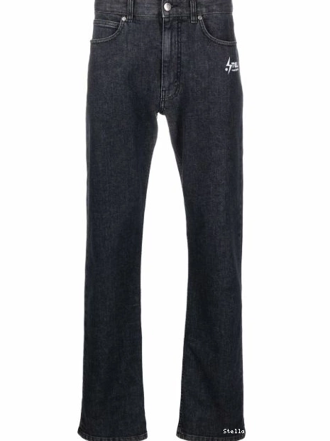 Affordable jeans Stella McCartney straight-leg Women logo-print 0405